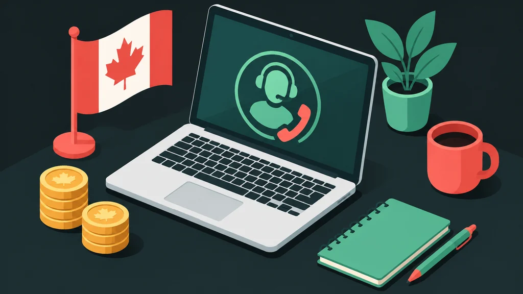 Isometric scene of laptop flag coins and a help icon