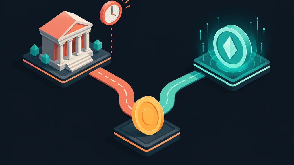 Isometric split path to bank and crypto